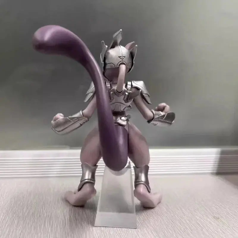 11cm Pokemon Figure Mewtwo Anime Figure Steel Mewtwo cool Figurine Pvc Statue Model Decorations Toys for Kid Gifts Collection - HASHTAG