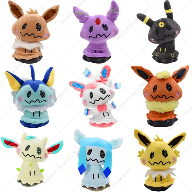 Pokemon Shiny Mimikyu Plush Toys Mimikyu Cos Charizard Snorlax Umbreon Vaporeon Sylveon Eevee Espeon Leafeon Peluche Dolls Gifts - HASHTAG