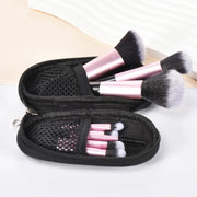 10 black mini Makeup brush Travel Portable Makeup Tool Makeup Puff - Palm Brush Professional Makeup tool set HASHTAG