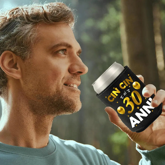 Raffredda Lattina Ecopelle Sintetica Nera Confezione da 10 - Buon 30 Compleanno