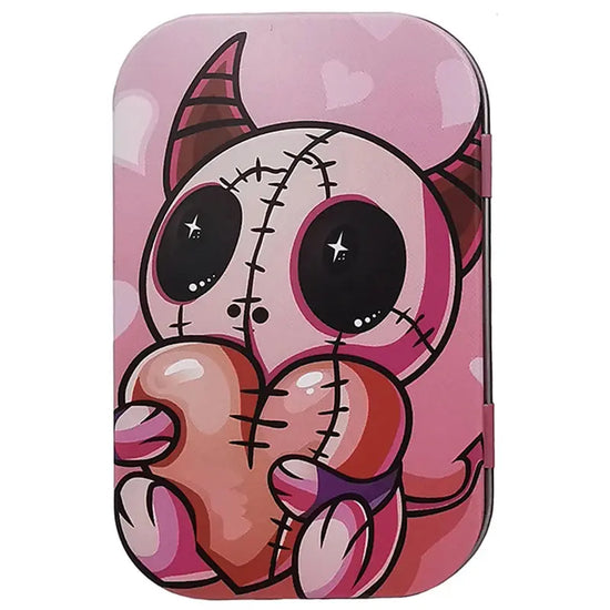 Flip Cap Cigarette Case Rectangle Container Tinplate Box Tobacco Storage Smoking Accessories Jewelry Candy Coin Key Organizer - HASHTAG