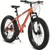 26in Adult/Youth full 21 speed mountain tire bike, double disc brakes, high carbon steel frame, front suspension, mountain bike, City commuter city bike, bike HASHTAG