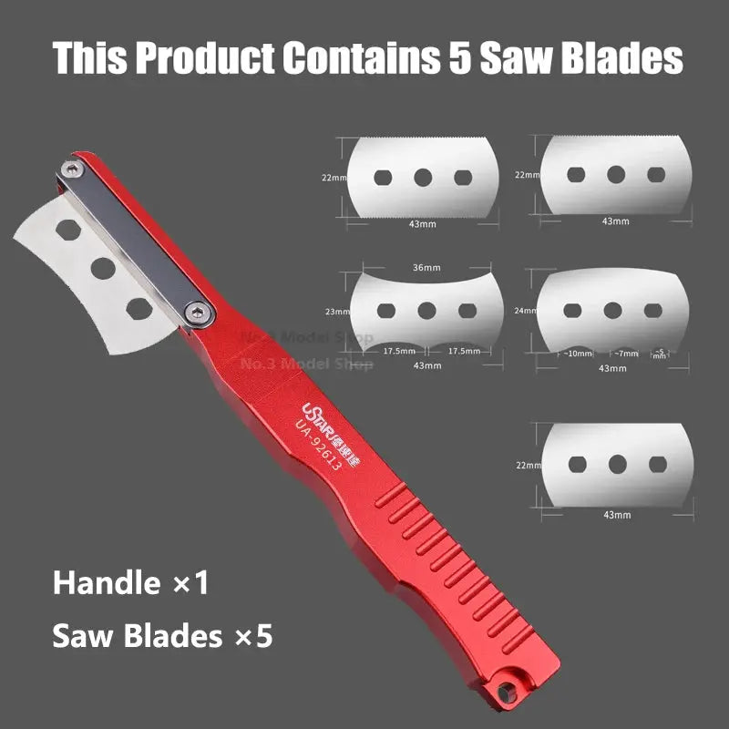 Ustar Modification Light Alloy Hand Saw For Mecha Gundam Military Model Hobby DIY Tools - HASHTAG