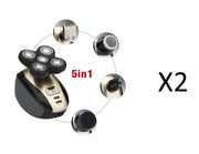 5 In 1 Multifunctional Electric Shaver 5 Blade Razor For Men Shaved Head Rechargeable Shaving Machine Beard Nose Hair Trimmer HASHTAG BAR TABACCHI