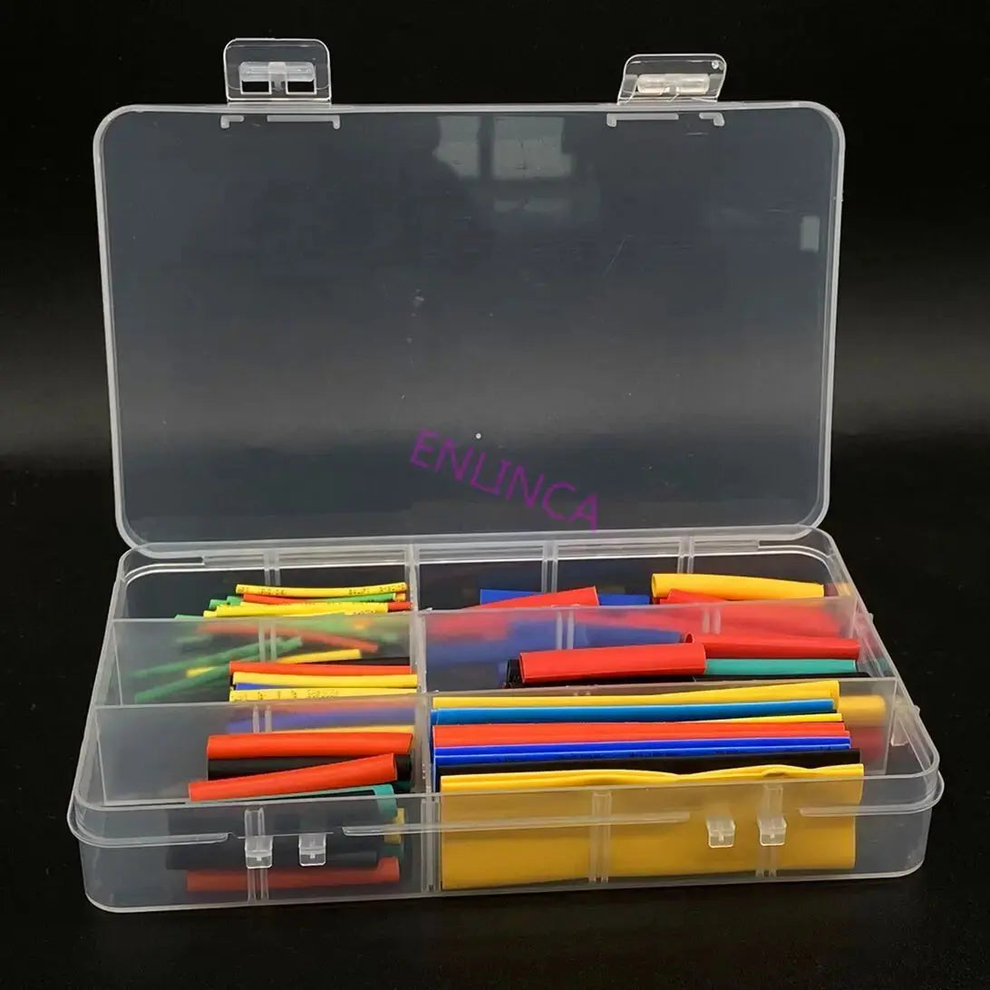 127-750pcs Heat-shrink Tubing Thermoresistant Tube Heat Shrink Wrapping Kit Electrical Connection Wire Cable Insulation Sleeving - HASHTAG