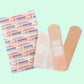 100Pcs Waterproof Breathable Cushion Adhesive Plaster Wound Hemostasis Sticker Band First Aid Medical Gauze 
