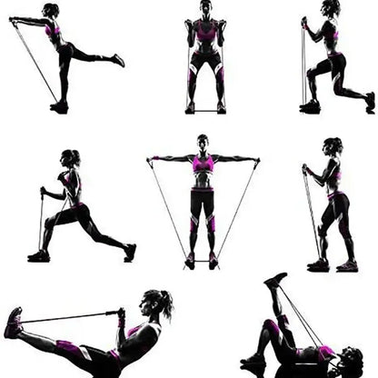 Resistance Bands With Handles, Exercise Bands, Workout Bands With Handles For Men Women, Strength Training Equipment At Home 