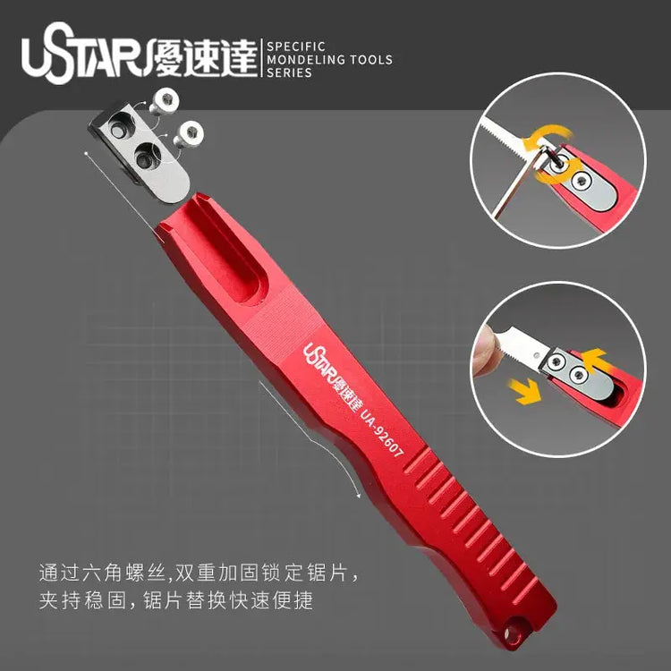 Ustar Modification Light Alloy Hand Saw For Mecha Gundam Military Model Hobby DIY Tools - HASHTAG