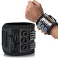 Magnetic wristband comes with 10 strong magnets wrist power repair tool accessories for screws nails bolts drills fasteners DIY HASHTAG
