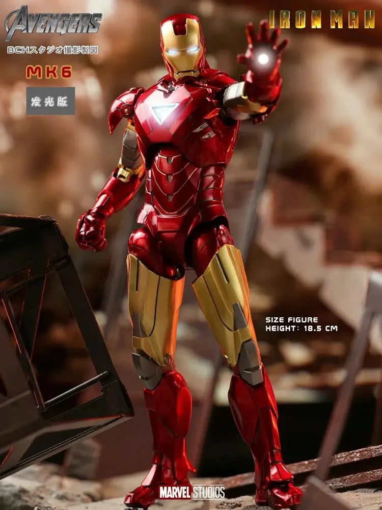 1/10 Original ZD Toys Iron Man MK2 War Machine2.0 MK16 MK11 MK24 MK35 MK47 Tony Stark Collection Model Action Figure Kids Toys - HASHTAG