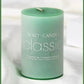 Candle Brilliant Fragrance Smokeless Cylindrical Color Aromatherapy - HASHTAG