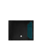 Montblanc portafoglio 6 scomparti con porta carte amovibile Soft blu legion 198745 Capodagli 1937