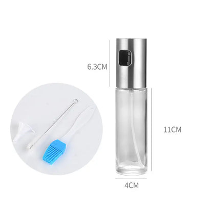 Stainless Steel Grill Cucina Cooking Oil Spray Bottle With Scale AliExpress