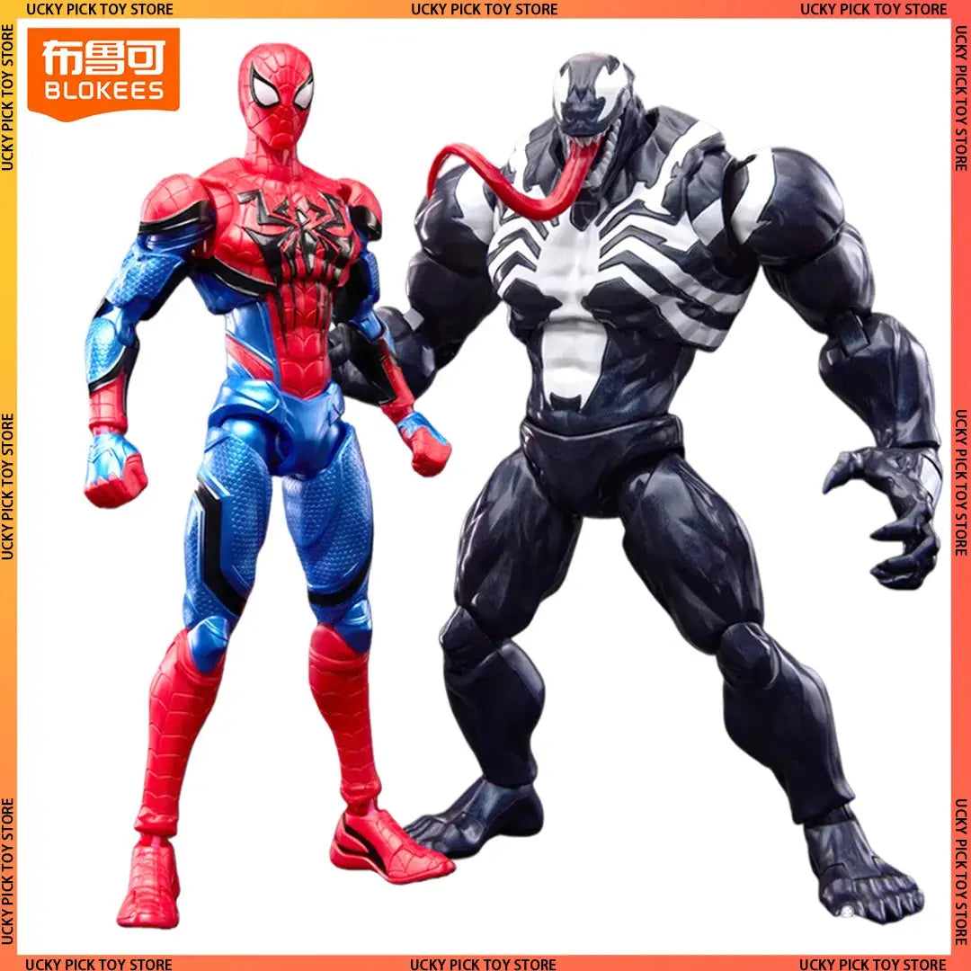Blokees Marvel Champion Class Figures Spider-Man Venom Action Figures Movable Toys Assembled Model Gift - HASHTAG