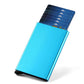 HOMEFISH Portable Metal Card Holder, Slim Mini Wallet, Simple Coin Purse for Men and Women