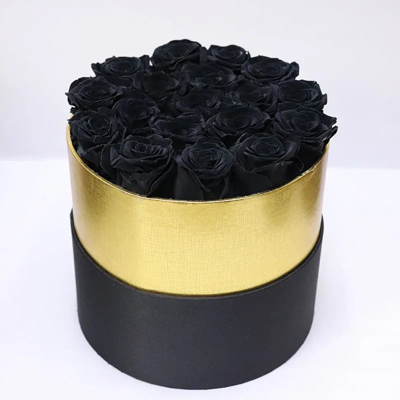 Exquisite roses in beautiful gift box assorted colors. - HASHTAG