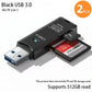 2-in-1 Multi Functional USB 3.0 Card ReaderMicro SD TFMemoryCardReaderUSBFlashDrive CardreaderAdapter For PCLaptops Accessories HASHTAG