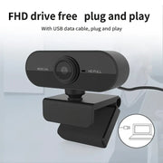 Full HD 1080P network computer with microphone, video camera, voice call camera, conference camera, student classroom camera, video network camera, work camera HASHTAG