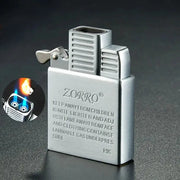 Zorro Original Butane Gas Insert Movement Accessories Replace Inner Liner Windproof Single Double Jet Transparent Visible Gas HASHTAG BAR TABACCHI
