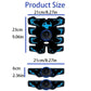 New USB Rechargeable EMS Muscle Stimulator ABS Arm 3 IN 1 Trainer Smart Wireless Fitness Abdominal Training Electric Body Slim
