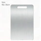 WXCOO Chopping Board Stainless Steel Double Sided Thickened Kneading Dough Board Kitchen Household Fruit Cutting Block