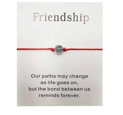 Hand-woven Rosso Rope Tree of Life Bracelet AliExpress