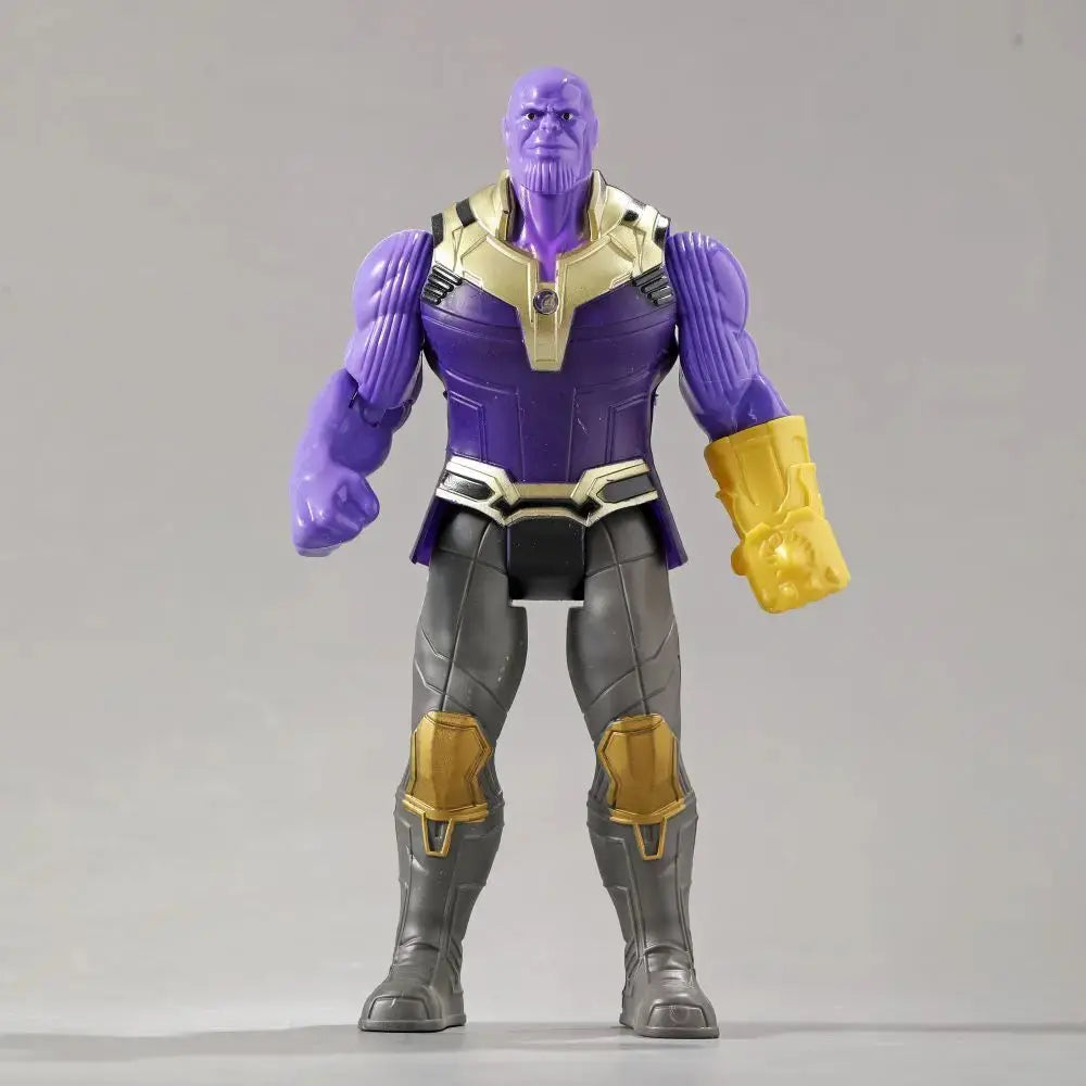 Avengers Anime Action Figure Spiderman Iron Man Captain America Marvel PVC Doll Boys Kids Toys Children Christmas Birthday Gifts - HASHTAG