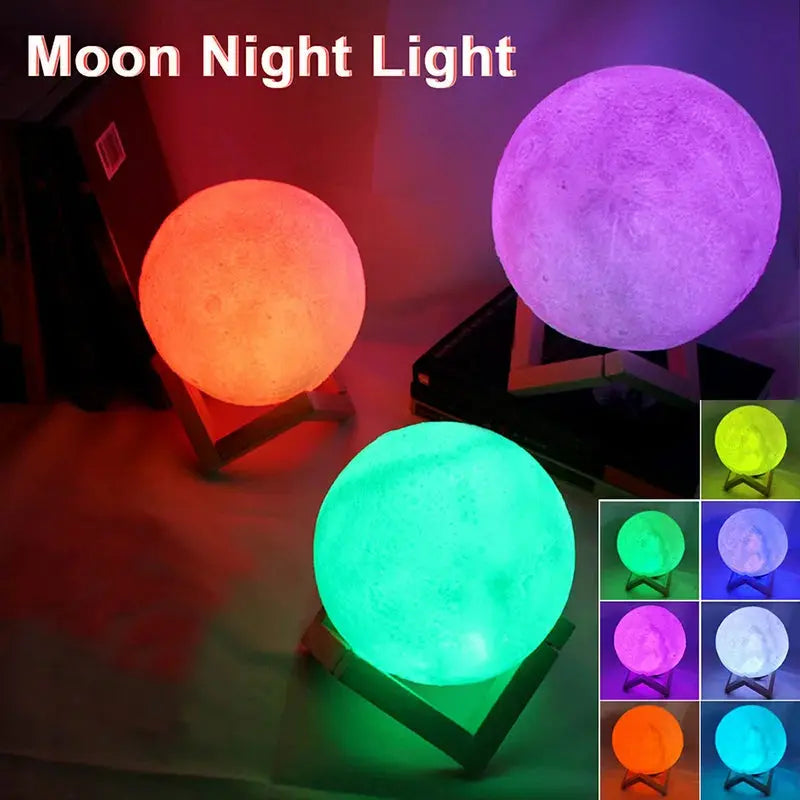 Book Light LED Moon Light Galaxy Light, Moon Night Light, Girl, Boy, Child Birthday Gift, Bedroom Decoration Indoor lighting - My Hashtag Shop