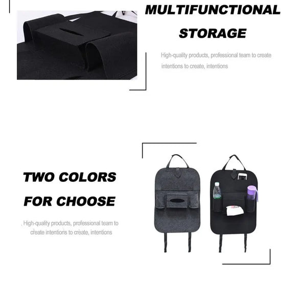 Borsa organizer multifunzione per sedile auto