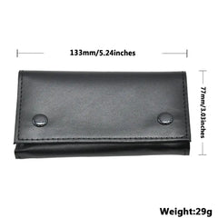 Tobacco Pouch Case Bag PU Leather Pipe Cigarette Holder Smoking Paper Holder Case Wallet Bag Portable Tobacco Storage Bag HASHTAG BAR TABACCHI