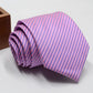 Classic Stripe Necktie Men Business Formal Wedding Tie 8Cm Blue Black Pink Red Neck Ties Fashion Shirt Dress Accessories