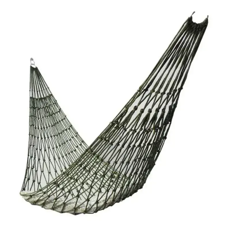 Portable Garden Outdoor Thickened Nylon Rope Hammock Indoor Mesh Hammock Portable Simple Hammock Swing Chair HASHTAG