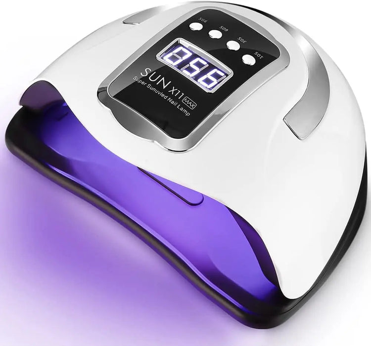 Lampada UV LED Unghie, 280W Professionale 66 Sfere Di Lampada a Leds, Semipermanente Curare Rapidamente Pedicure Fornetto per Tutti I Smalti, Automatico Sensore per Manicure a Casa E in Salone