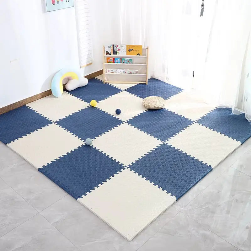 4~20Pcs Puzzle Fitness Mat, Eva Interlocking Foam Floor Tiles for Home Gym, Home Gym Equipment Mat, Non-Slip Floor Mat for Kids