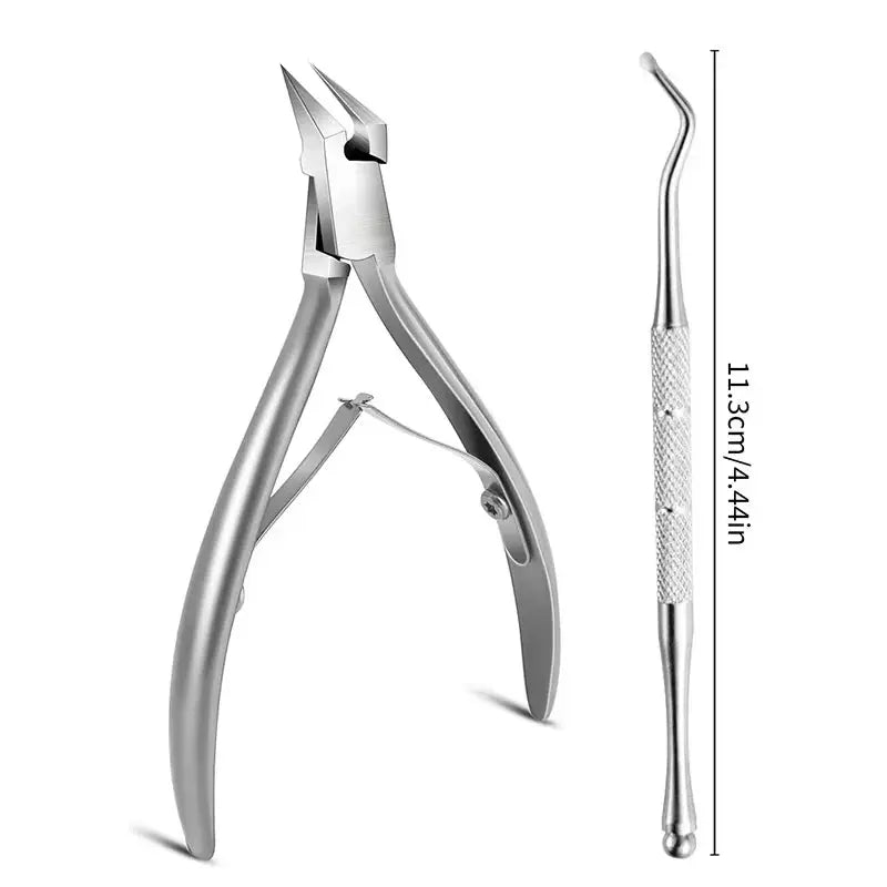 Toe Nail Clipper For Ingrown Or Thick Toenails Toenails Trimmer Professional Podiatrist Toenail Nipper With Stainless Steel Supe HASHTAG