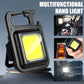 Super Bright MINI COB Keychain Flashlight Charging Lamp Camping Lights with Magnet 3 Lighting Modes for Camping Home