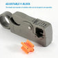 1PCS Ethernet Cable Stripper RJ45 Cat5 Cat6 Network Hand Tool Pliers Line UTP FTP Coax Coaxial Cutter Wire Stripping Tool