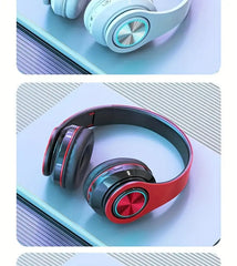 39 Luminous Wireless Headphones with Plug-in,