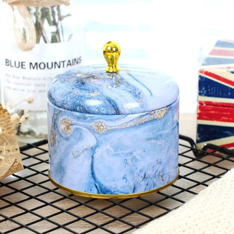 Beautiful designed round tin vessels. - HASHTAG