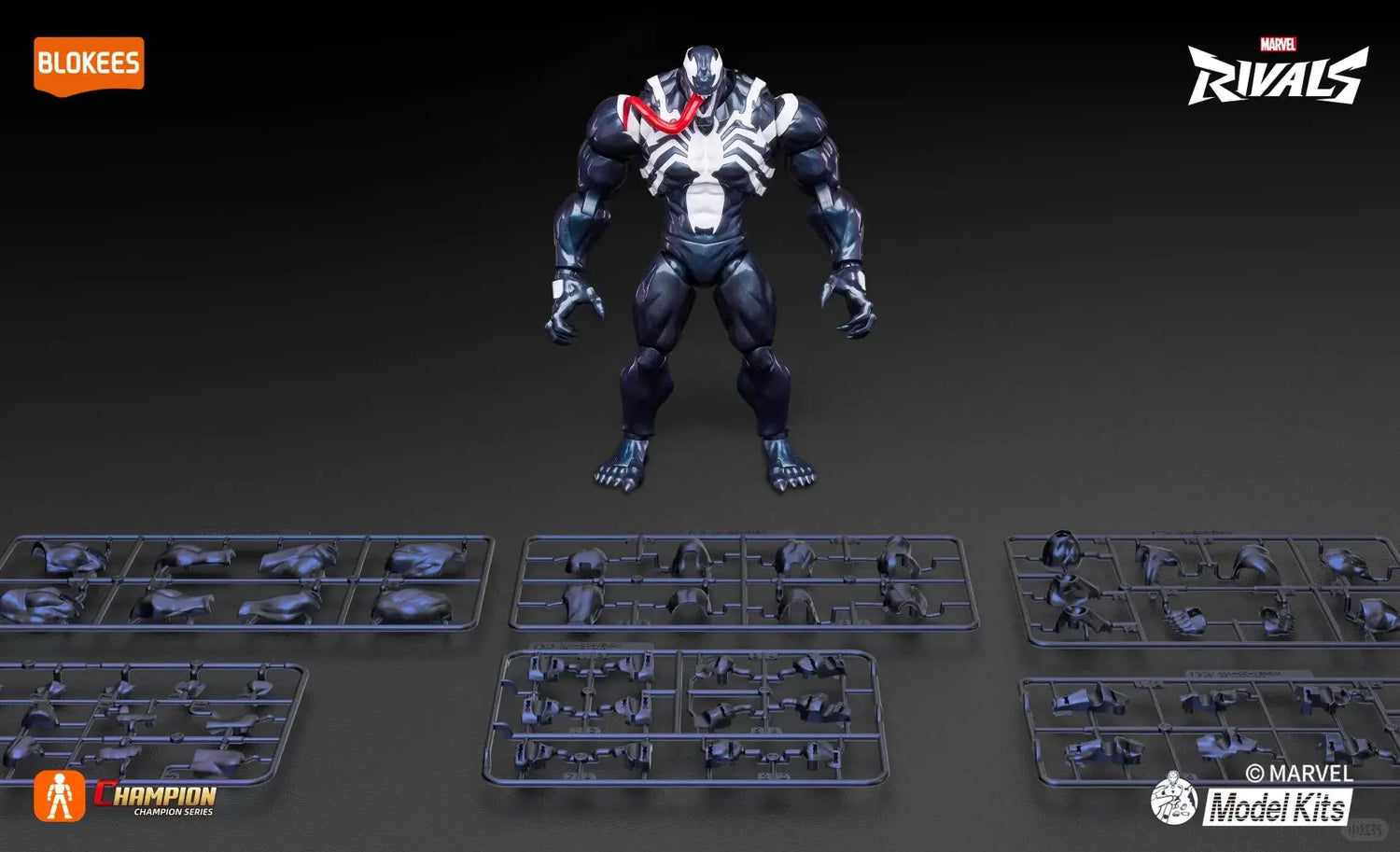 Blokees Marvel Champion Class Figures Spider-Man Venom Action Figures Movable Toys Assembled Model Gift - HASHTAG