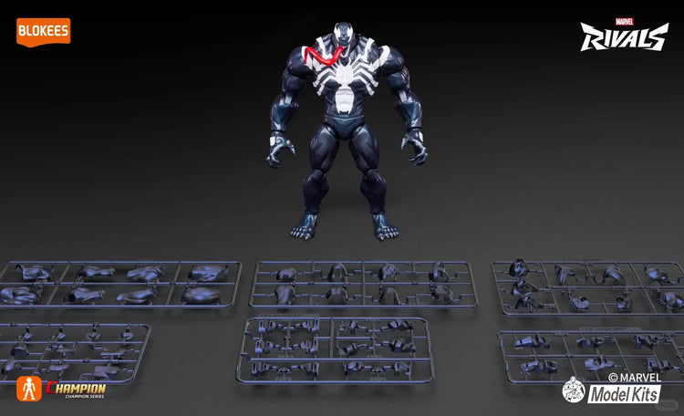 Blokees Marvel Champion Class Figures Spider-Man Venom Action Figures Movable Toys Assembled Model Gift - HASHTAG