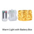 Silver Wire LED Fairy String Lights USB/Battery Box Remote Birthday Garland Christmas Lamps For Wedding Party Decor 5M 10M 20M - HASHTAG