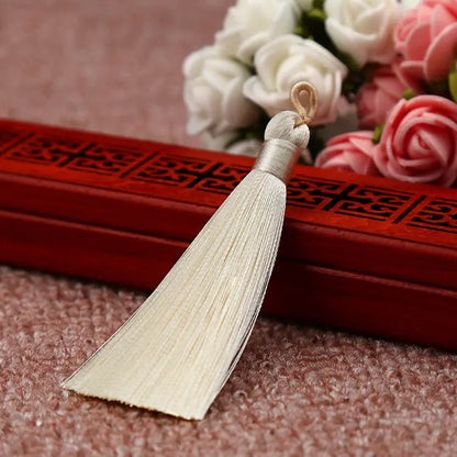 Bookmark Polyester Faux Ice Silk Coil Tassel Chinese Design - HASHTAG