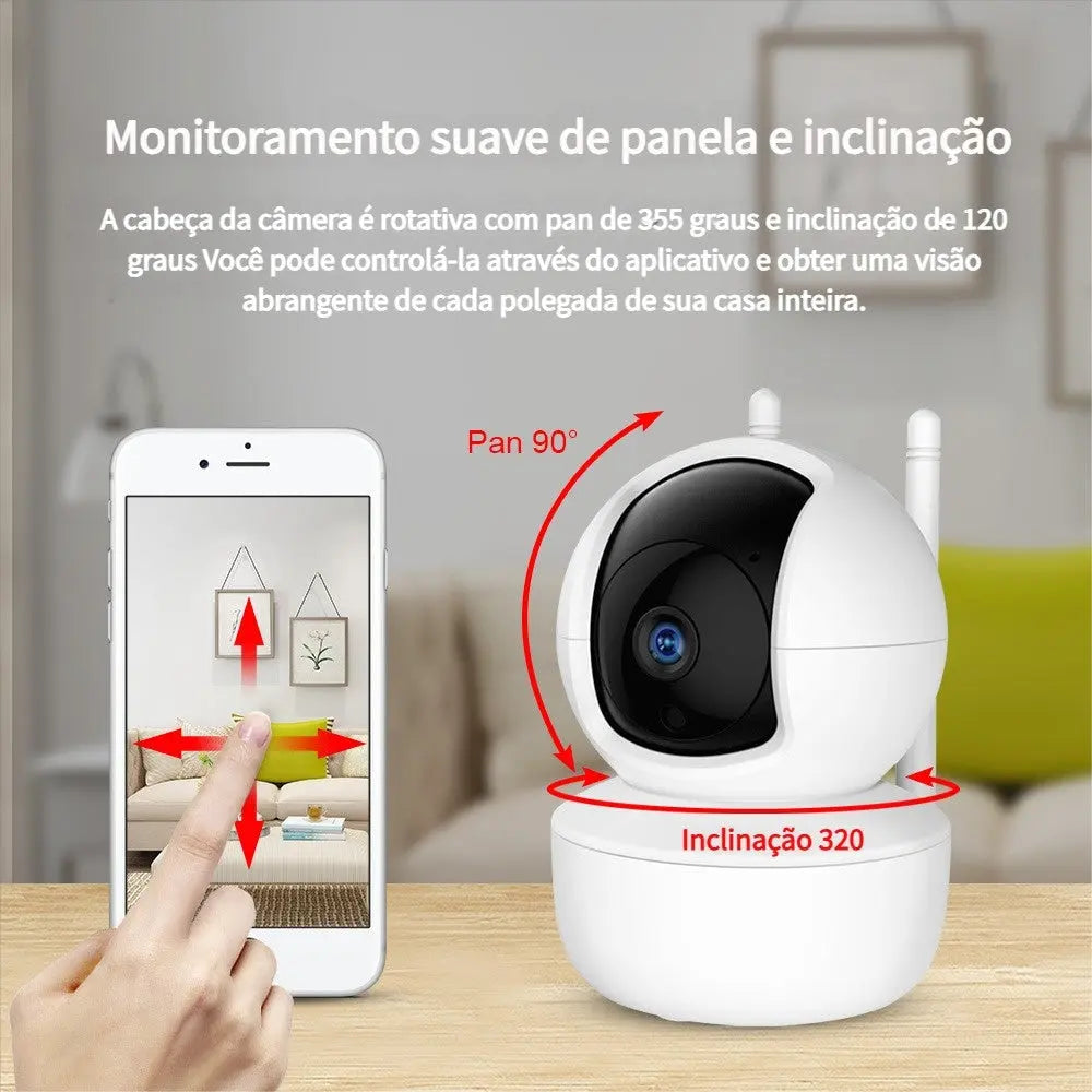 Yoosee Telecamera di sicurezza IP panoramica con lampada - My Hashtag Shop