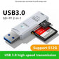 2-in-1 Multi Functional USB 3.0 Card ReaderMicro SD TFMemoryCardReaderUSBFlashDrive CardreaderAdapter For PCLaptops Accessories HASHTAG