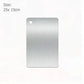 WXCOO Chopping Board Stainless Steel Double Sided Thickened Kneading Dough Board Kitchen Household Fruit Cutting Block HASHTAG