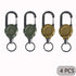 1/2/4pcs Extendable Retractable Holders Keychain Badge Reels Heavy Duty Clip With Carabiner Key Chain For Men Outdoor Bags - My Hashtag Shop