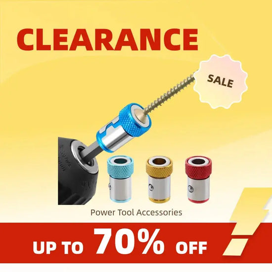 Clearance_Magnetic Ring Cross Phillips Screwdriver Bit Holder 6.35mm 1/4 Universal Alloy Anti-corrosion Strong Magnetizer Power HASHTAG