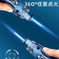 Jobon New High-powered Flamethrower Metal Inflatable Windproof Blue-flame Cigar Lighter Men&
