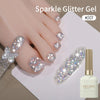1/ 10pcs 15ML Glitter Silver Color Nail Gel Polish Semi-permanent Varnish Soak Off Nail Art  UV LED Gel Manicure For Summer HASHTAG